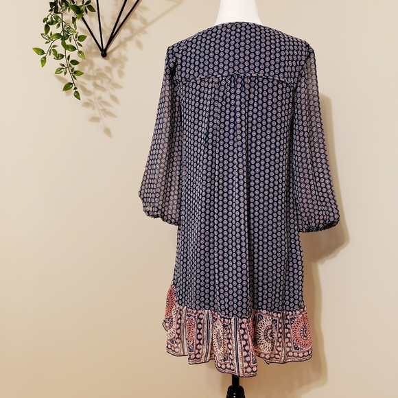 FLOWY CHIFFON TUNIC DRESS medium - Picture 8 of 11